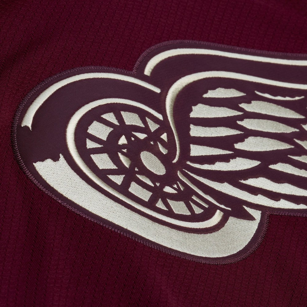 Detroit Red Wings Mitchell & Ness x Just Don Jersey Hoodie - Crimson | NHL sale