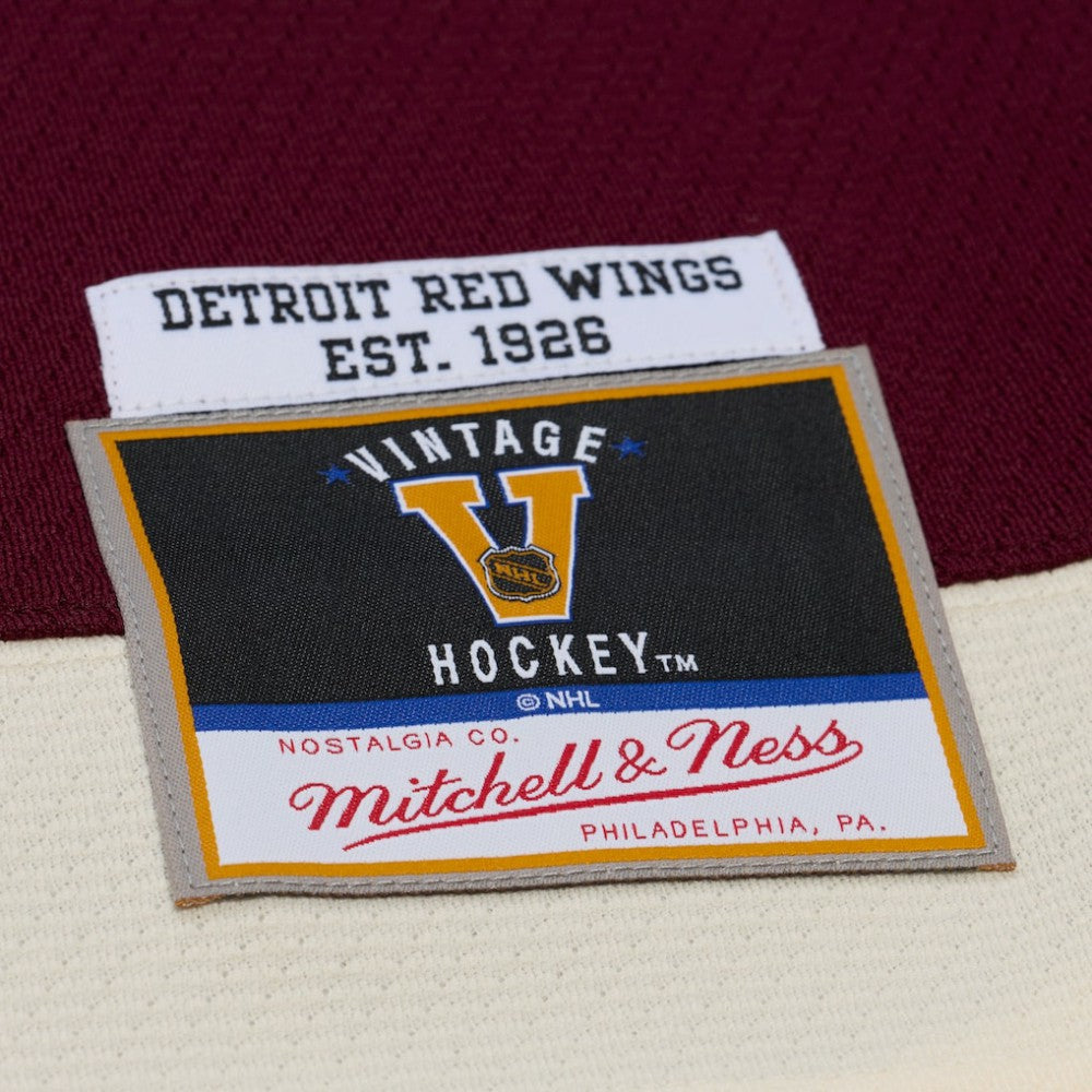Detroit Red Wings Mitchell & Ness x Just Don Jersey Hoodie - Crimson | NHL sale