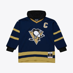 Pittsburgh Penguins Mitchell & Ness x Just Don Jersey Hoodie - Navy | NHL Lifestyle