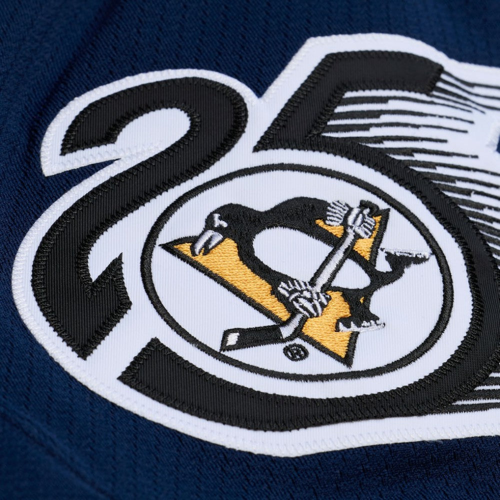 Pittsburgh Penguins Mitchell & Ness x Just Don Jersey Hoodie - Navy | NHL Lifestyle