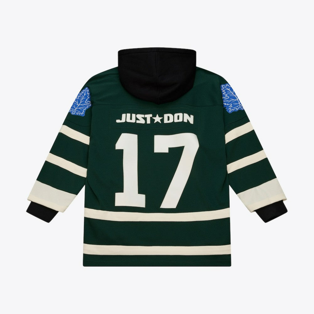 Toronto Maple Leafs Mitchell & Ness x Just Don Jersey Hoodie - Green | NHL online