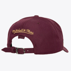Florida Panthers Mitchell & Ness x Just Don Wave Script Pro Strapback Hat - Maroon | NHL Lifestyle