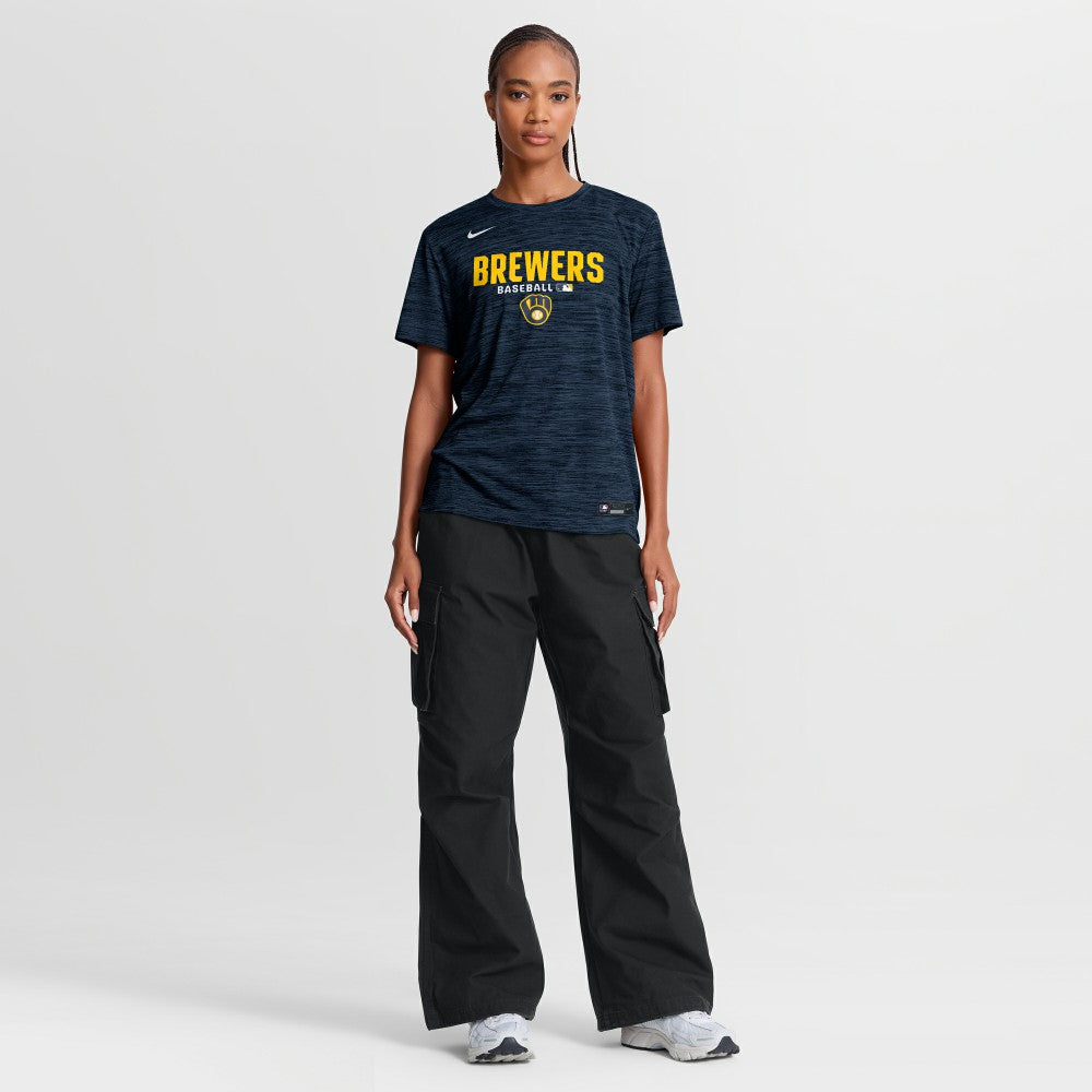 Milwaukee Brewers Nike Women's Authentic Collection Velocity Dri-FIT T-Shirt Online