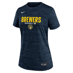 Milwaukee Brewers Nike Women's Authentic Collection Velocity Dri-FIT T-Shirt Online