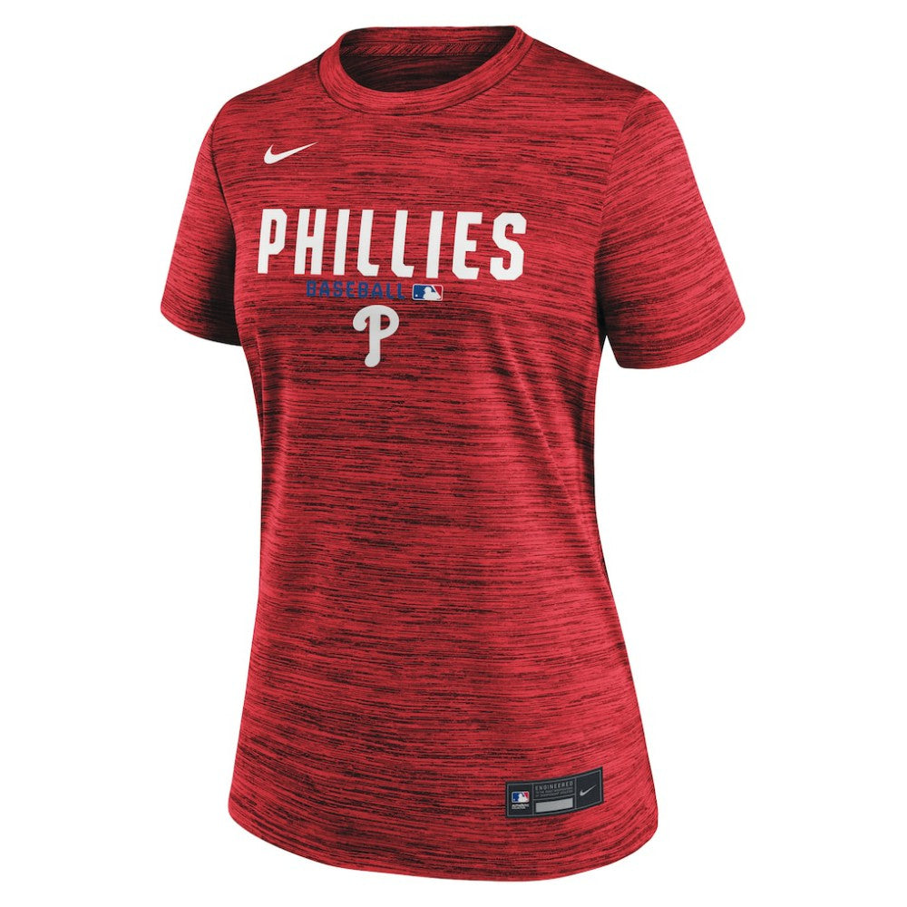Philadelphia Phillies Nike Women's Authentic Collection Velocity Dri-FIT T-Shirt Outlet