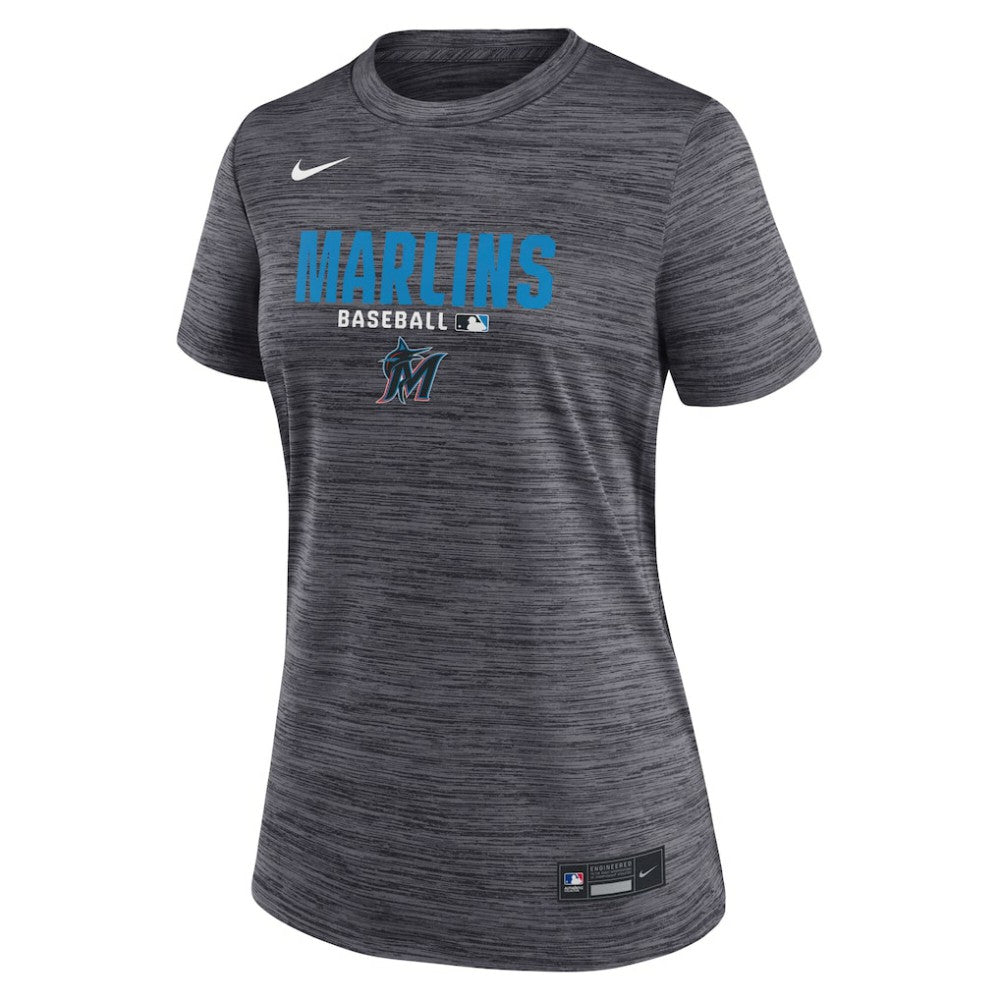 Miami Marlins Nike Women's Authentic Collection Velocity Dri-FIT T-Shirt Online
