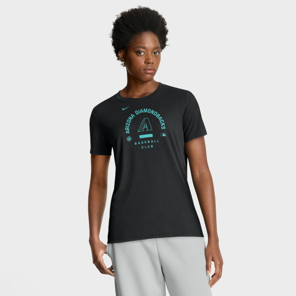 Arizona Diamondbacks Nike Women's Authentic Collection Early Work Tri-Blend Dri-FIT T-Shirt Near Me