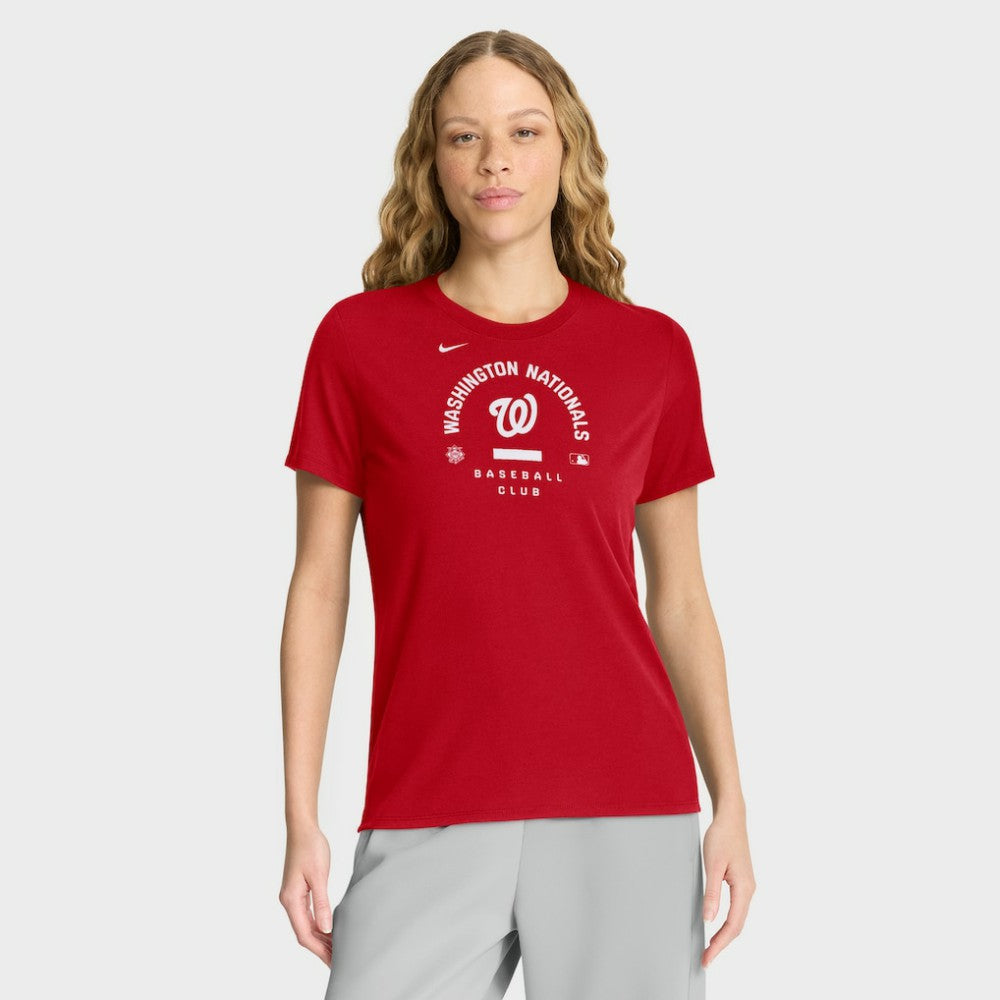 Washington Nationals Nike Women's Authentic Collection Early Work Tri-Blend Dri-FIT T-Shirt Sale