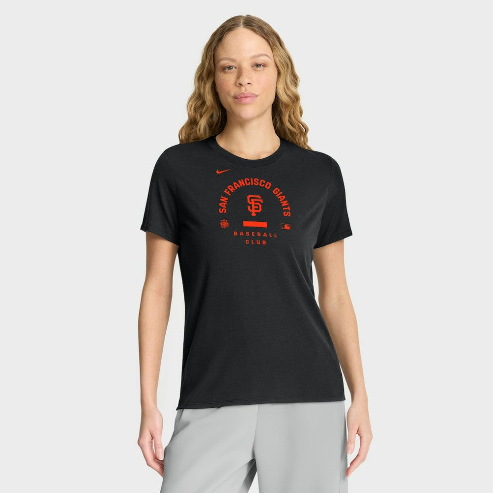 San Francisco Giants Nike Women's Authentic Collection Early Work Tri-Blend Dri-FIT T-Shirt Sale