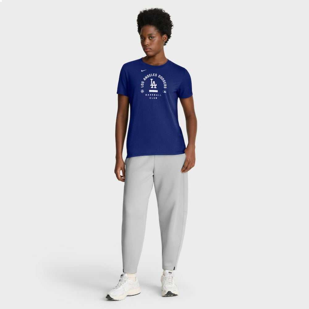 Los Angeles Dodgers Nike Women's Authentic Collection Early Work Tri-Blend Dri-FIT T-Shirt Discount