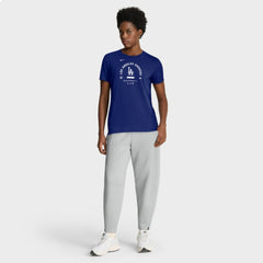 Los Angeles Dodgers Nike Women's Authentic Collection Early Work Tri-Blend Dri-FIT T-Shirt Discount