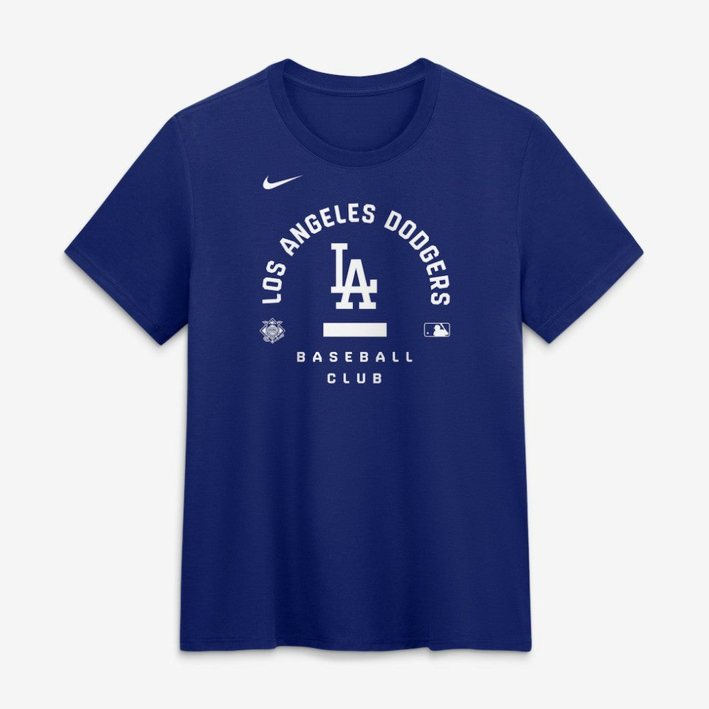 Los Angeles Dodgers Nike Women's Authentic Collection Early Work Tri-Blend Dri-FIT T-Shirt Discount