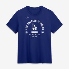 Los Angeles Dodgers Nike Women's Authentic Collection Early Work Tri-Blend Dri-FIT T-Shirt Discount