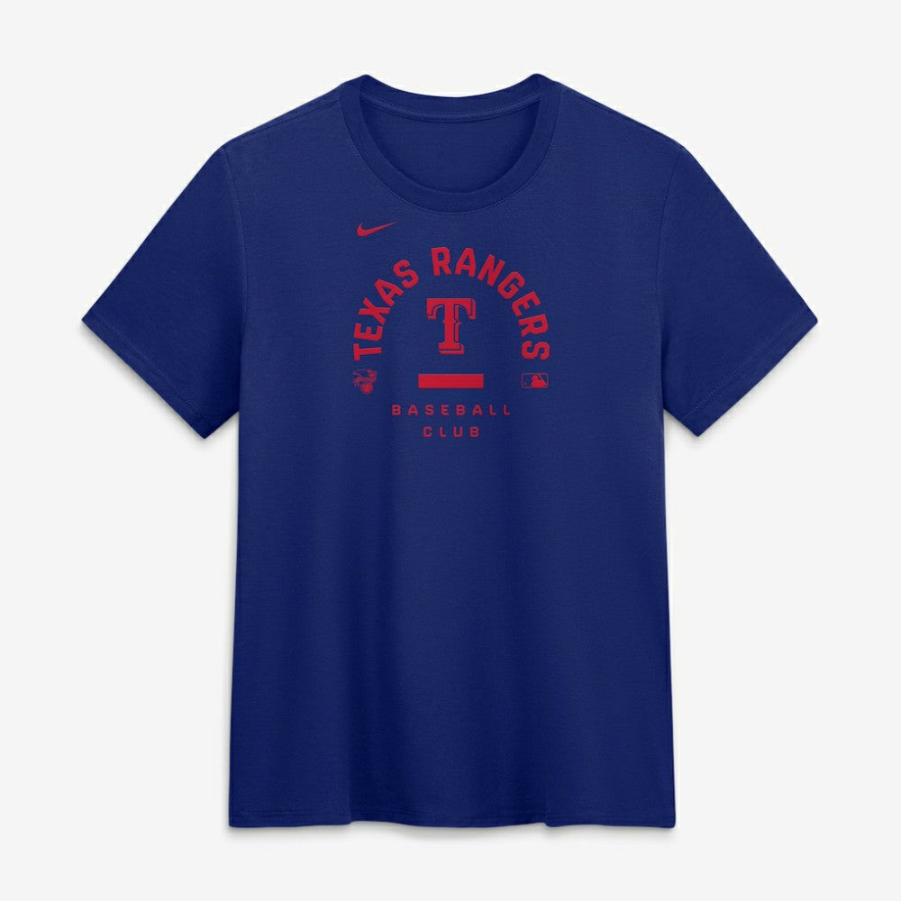 Texas Rangers Nike Women's Authentic Collection Early Work Tri-Blend Dri-FIT T-Shirt Online