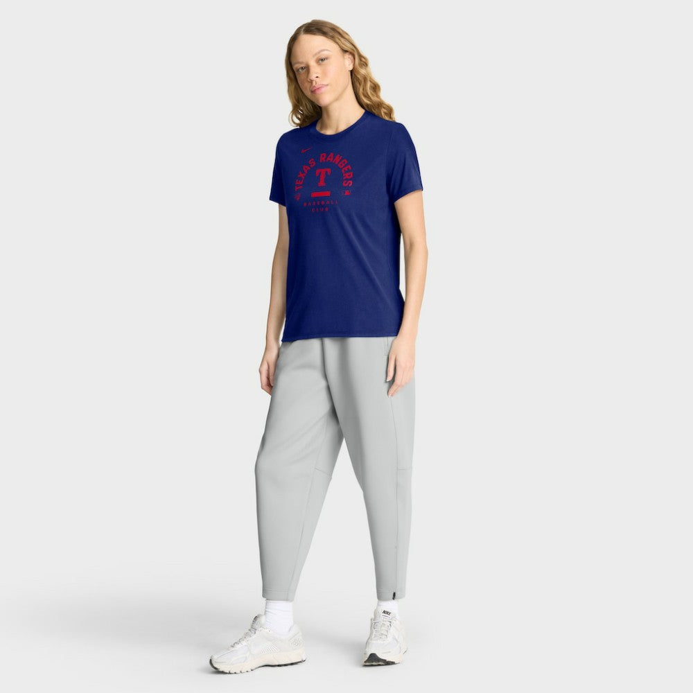 Texas Rangers Nike Women's Authentic Collection Early Work Tri-Blend Dri-FIT T-Shirt Online