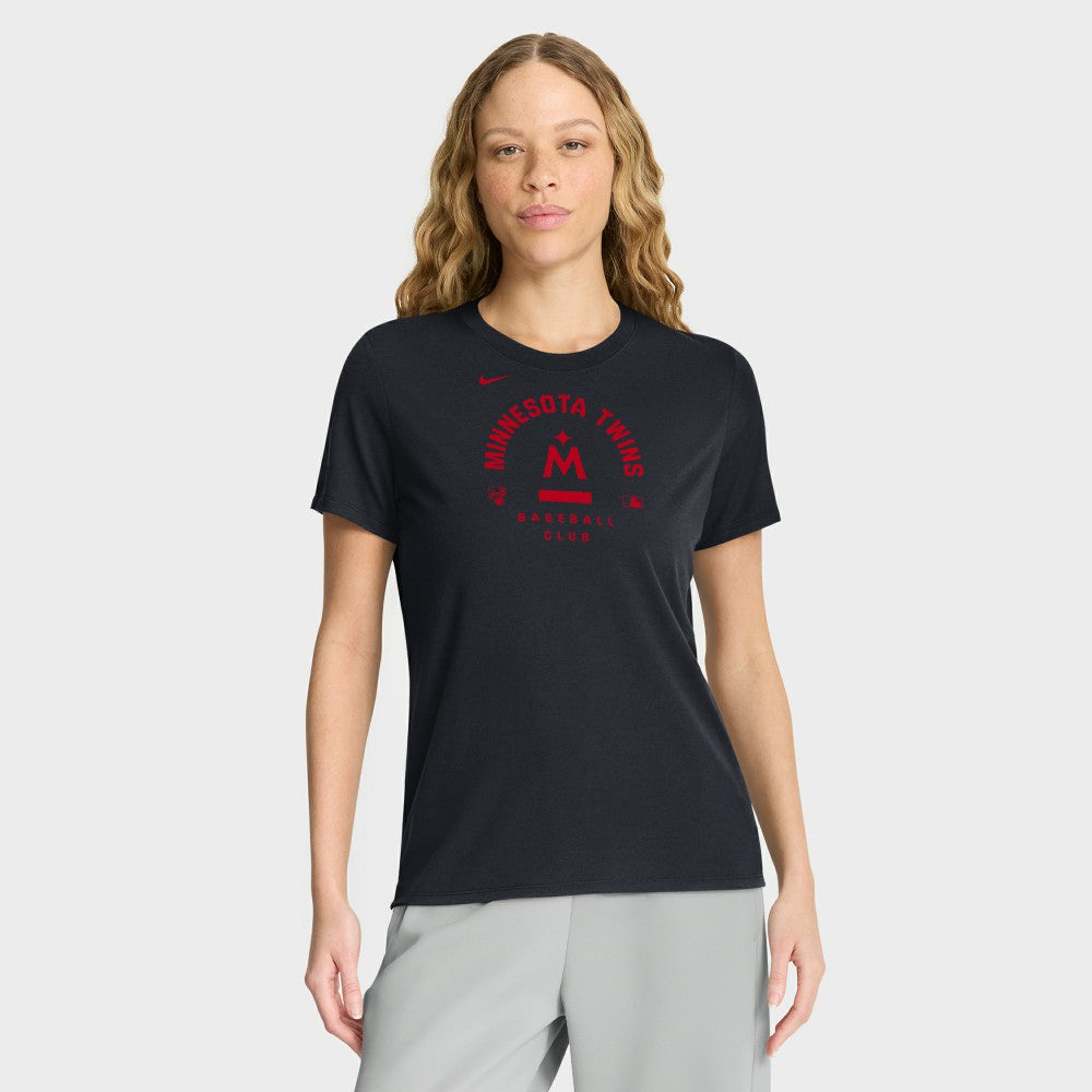 Minnesota Twins Nike Women's Authentic Collection Early Work Tri-Blend Dri-FIT T-Shirt Online