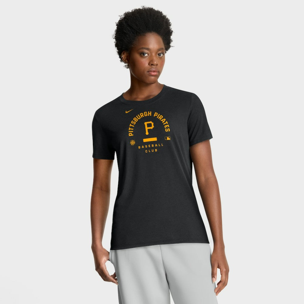 Pittsburgh Pirates Nike Women's Authentic Collection Early Work Tri-Blend Dri-FIT T-Shirt Near Me