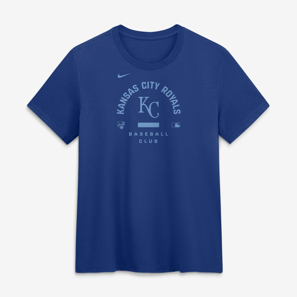 Kansas City Royals Nike Women's Authentic Collection Early Work Tri-Blend Dri-FIT T-Shirt Outlet