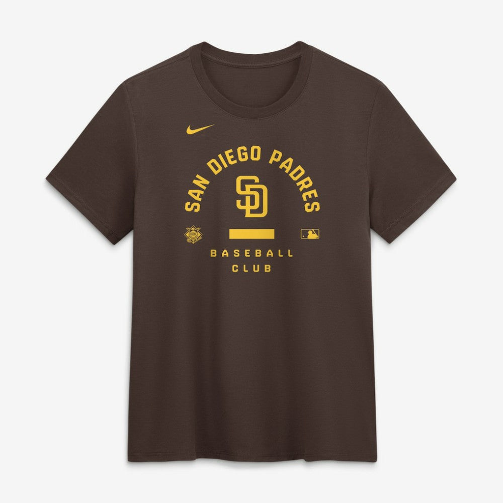 San Diego Padres Nike Women's Authentic Collection Early Work Tri-Blend Dri-FIT T-Shirt Discount