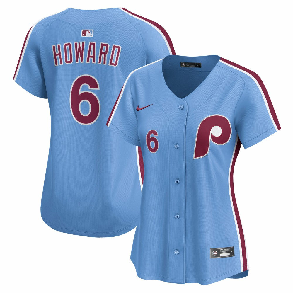 Ryan Howard Philadelphia Phillies Nike Women's Alternate Limited Jersey Outlet