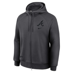 Atlanta Braves Nike Authentic Collection Player Raglan Dri-FIT Full-Zip Hoodie Sale