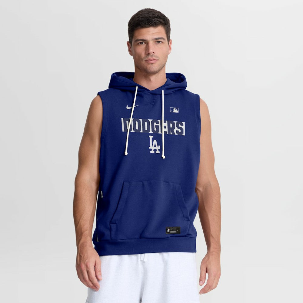 Los Angeles Dodgers Nike Authentic Collection Standard Issue Dri-FIT Sleeveless Hoodie for sale