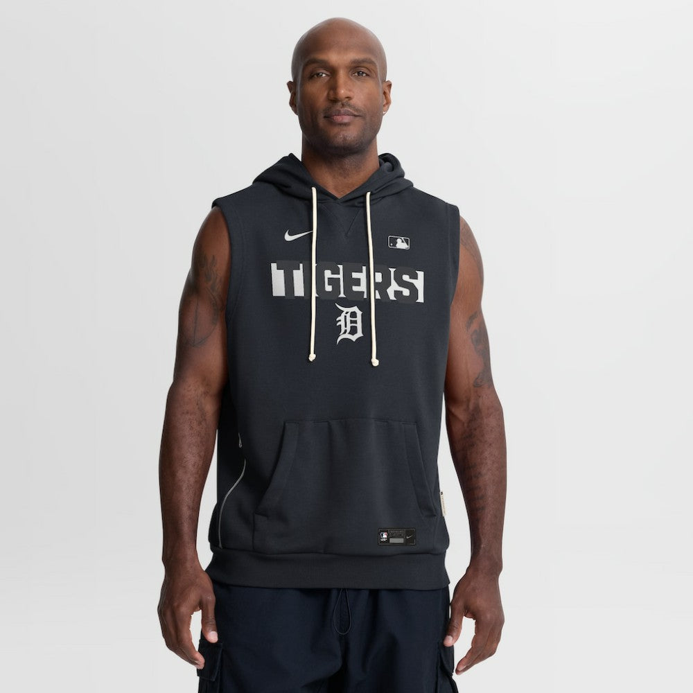 Detroit Tigers Nike Authentic Collection Standard Issue Dri-FIT Sleeveless Hoodie Discount