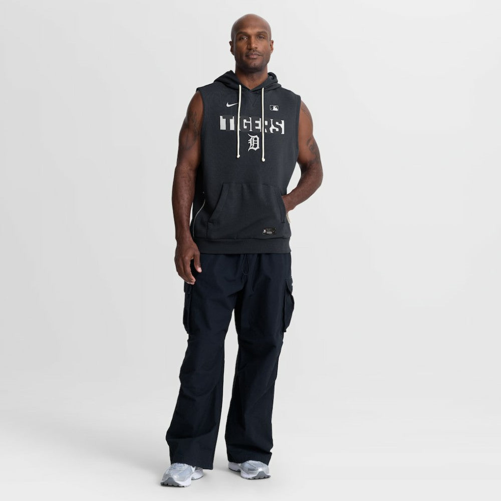 Detroit Tigers Nike Authentic Collection Standard Issue Dri-FIT Sleeveless Hoodie Discount