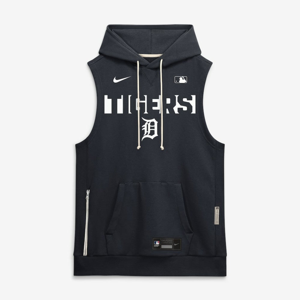 Detroit Tigers Nike Authentic Collection Standard Issue Dri-FIT Sleeveless Hoodie Discount