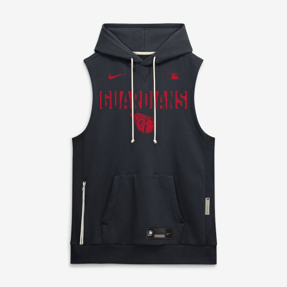 Cleveland Guardians Nike Authentic Collection Standard Issue Dri-FIT Sleeveless Hoodie Near Me