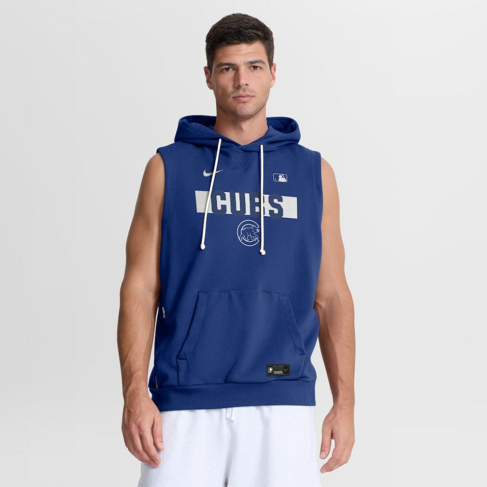 Chicago Cubs Nike Authentic Collection Standard Issue Dri-FIT Sleeveless Hoodie for sale