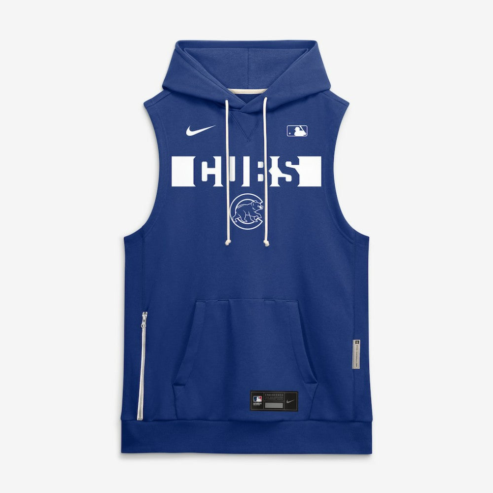 Chicago Cubs Nike Authentic Collection Standard Issue Dri-FIT Sleeveless Hoodie for sale