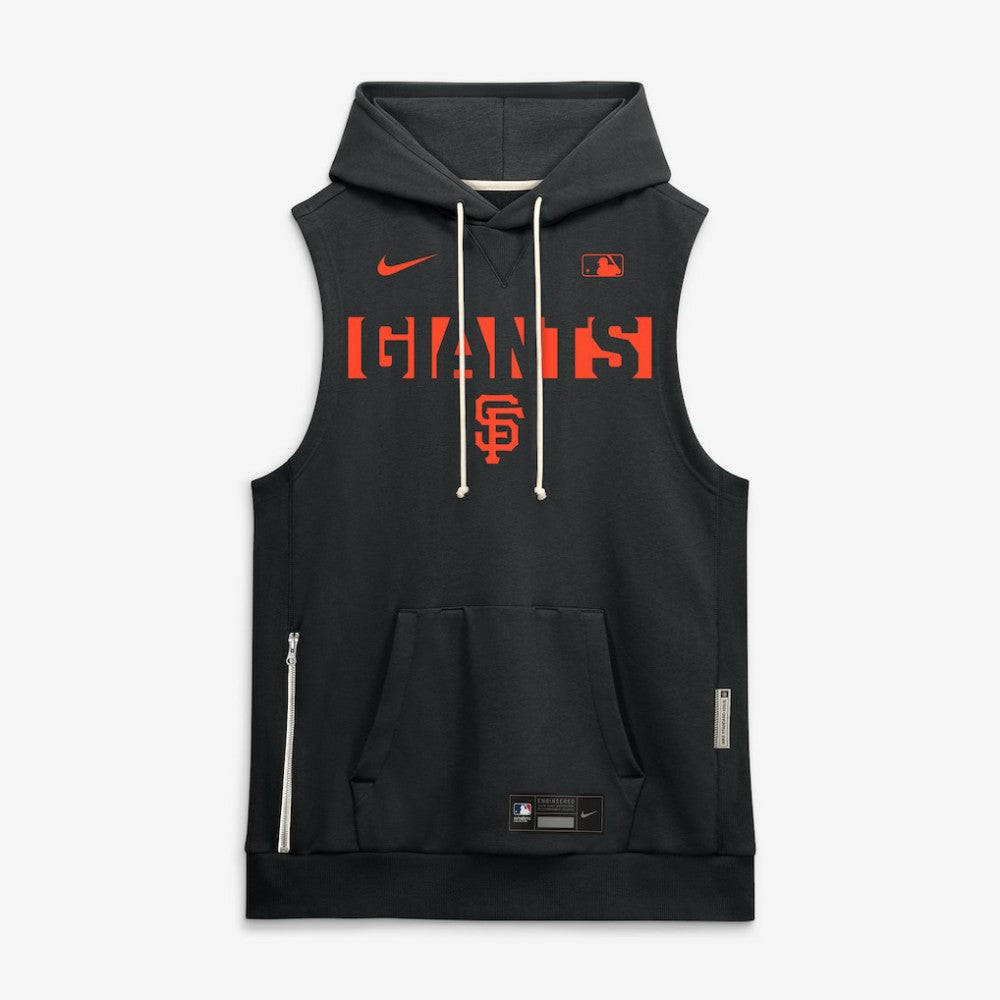 San Francisco Giants Nike Authentic Collection Standard Issue Dri-FIT Sleeveless Hoodie Outlet