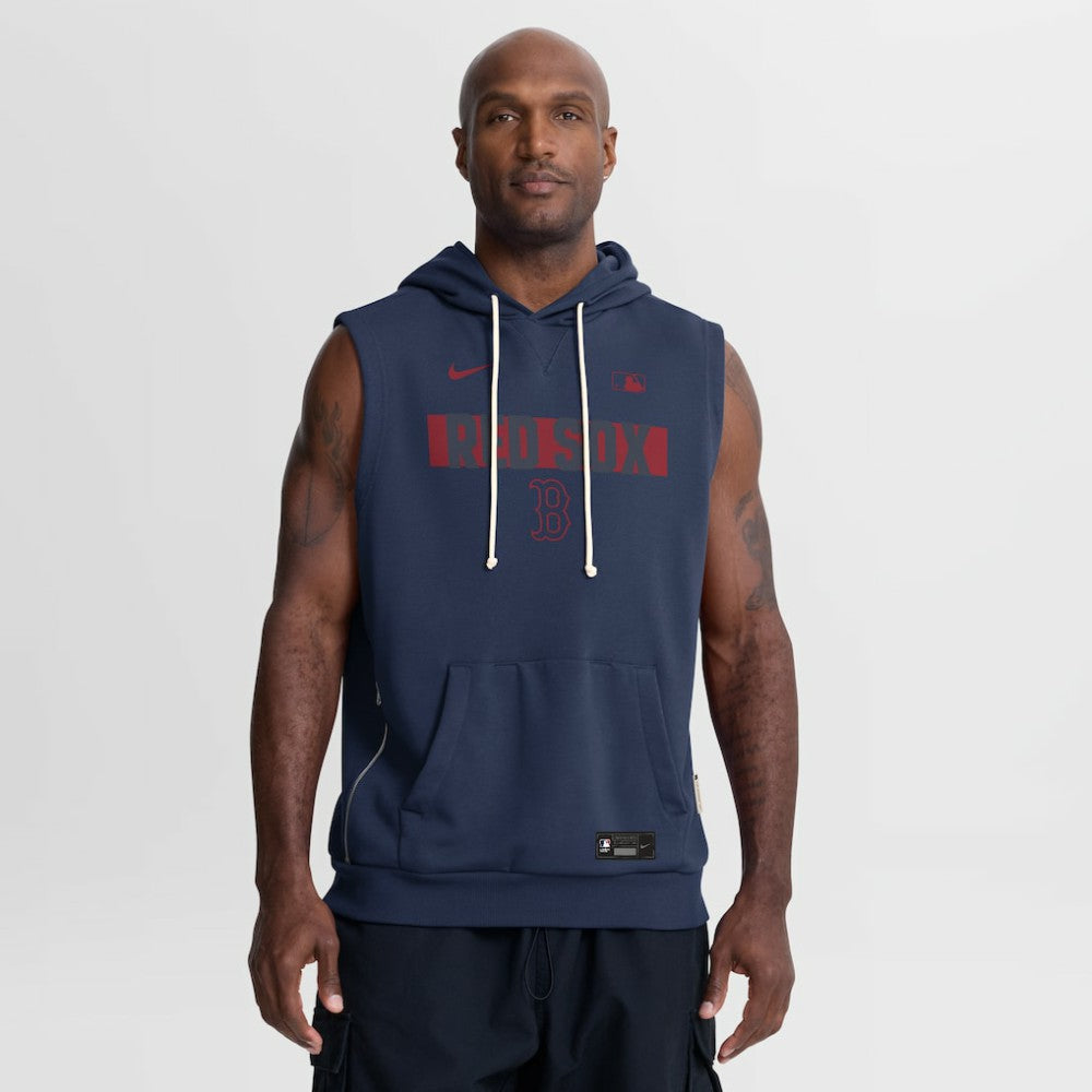 Boston Red Sox Nike Authentic Collection Standard Issue Dri-FIT Sleeveless Hoodie Outlet