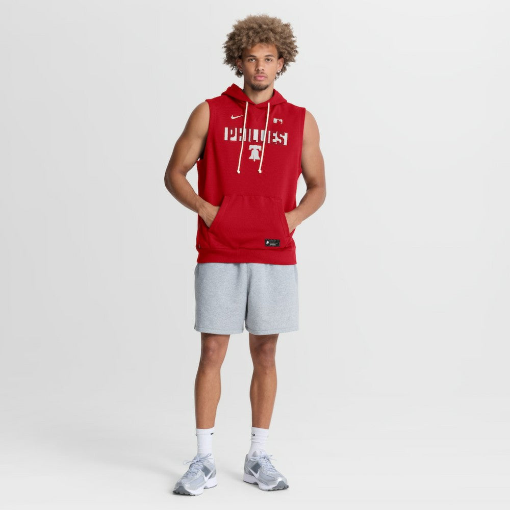 Philadelphia Phillies Nike Authentic Collection Standard Issue Dri-FIT Sleeveless Hoodie Near Me
