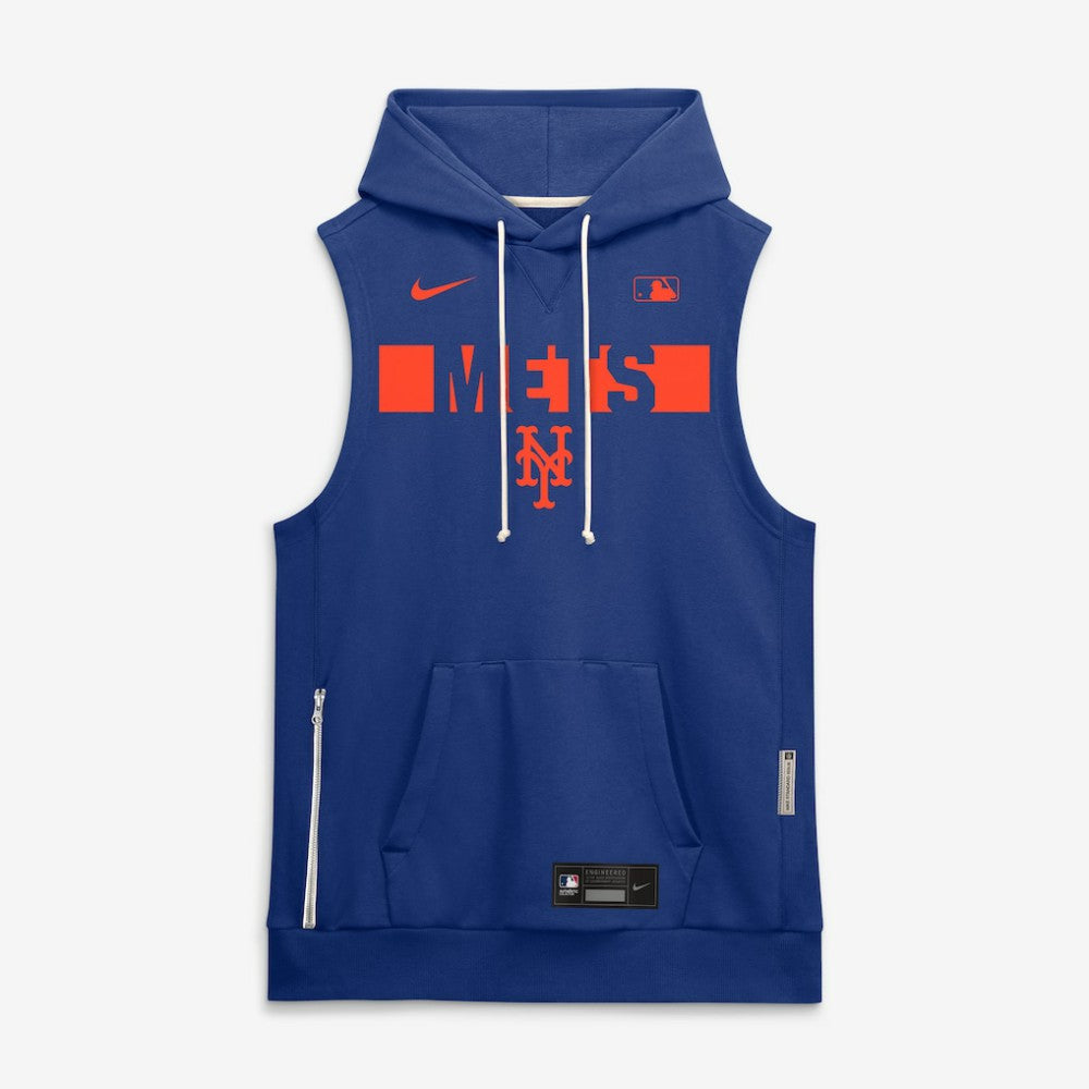 New York Mets Nike Authentic Collection Standard Issue Dri-FIT Sleeveless Hoodie for sale