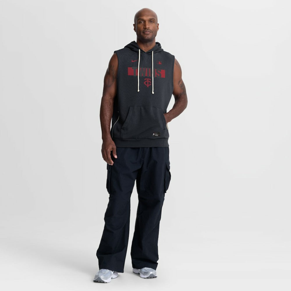Minnesota Twins Nike Authentic Collection Standard Issue Dri-FIT Sleeveless Hoodie Sale
