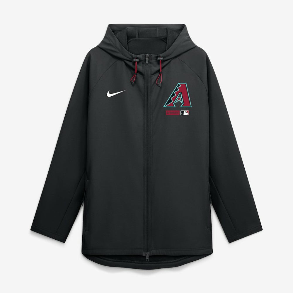 Arizona Diamondbacks Nike Authentic Collection Raglan Therma-FIT Full-Zip Hooded Jacket for sale