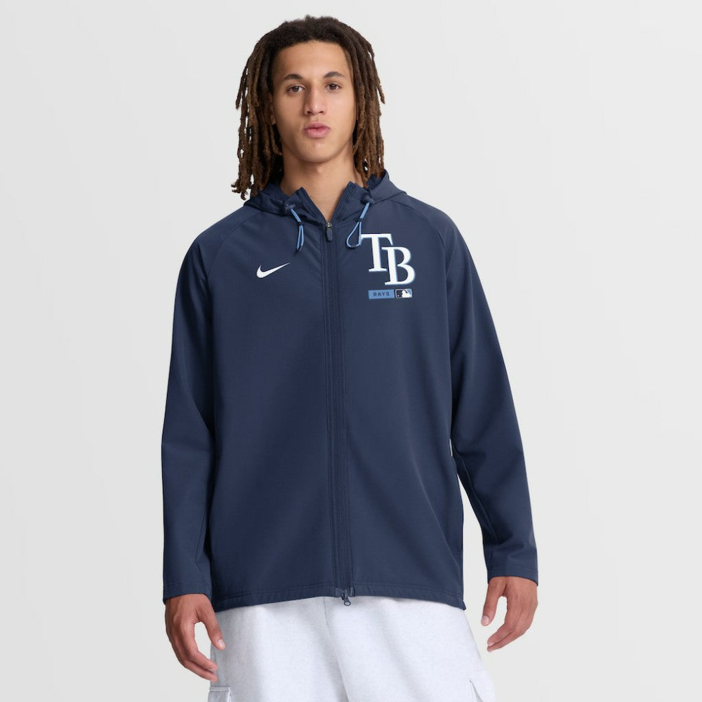 Tampa Bay Rays Nike Authentic Collection Raglan Therma-FIT Full-Zip Hooded Jacket Discount