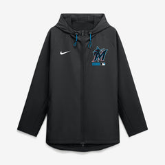 Miami Marlins Nike Authentic Collection Raglan Therma-FIT Full-Zip Hooded Jacket Near Me