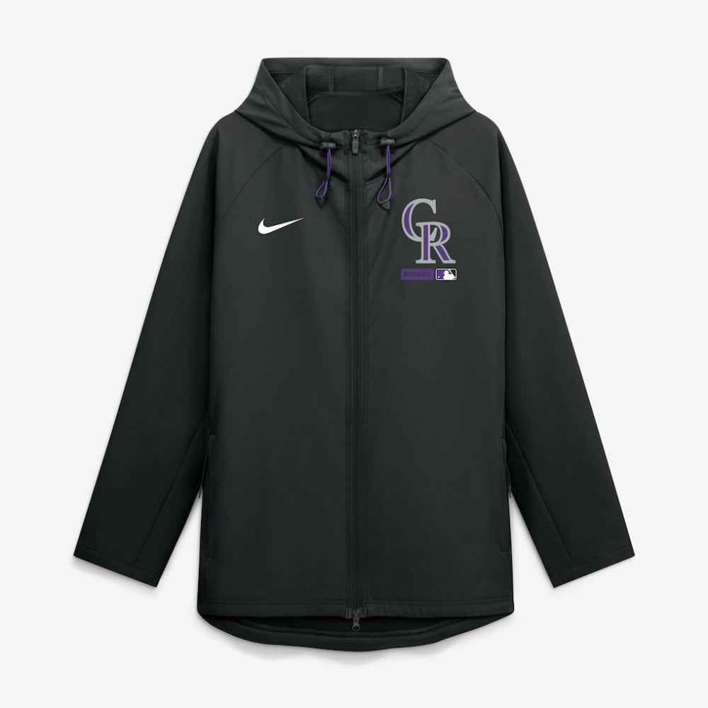 Colorado Rockies Nike Authentic Collection Raglan Therma-FIT Full-Zip Hooded Jacket Online