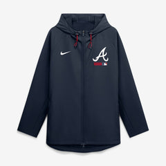 Atlanta Braves Nike Authentic Collection Raglan Therma-FIT Full-Zip Hooded Jacket Online