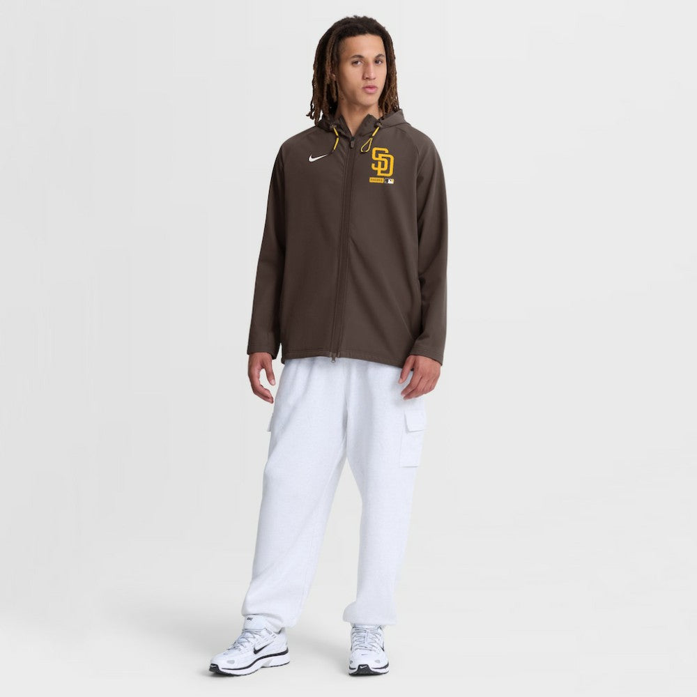 San Diego Padres Nike Authentic Collection Raglan Therma-FIT Full-Zip Hooded Jacket Sale