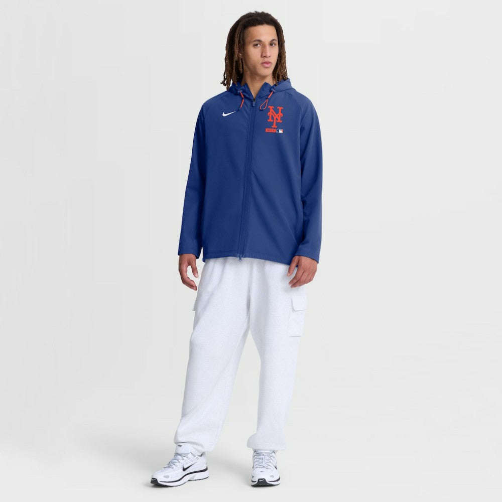 New York Mets Nike Authentic Collection Raglan Therma-FIT Full-Zip Hooded Jacket for sale