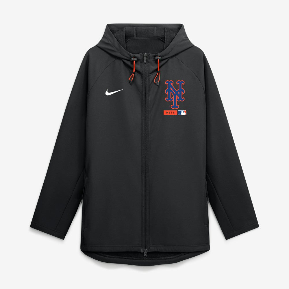 New York Mets Nike Authentic Collection Raglan Therma-FIT Full-Zip Hooded Jacket Sale