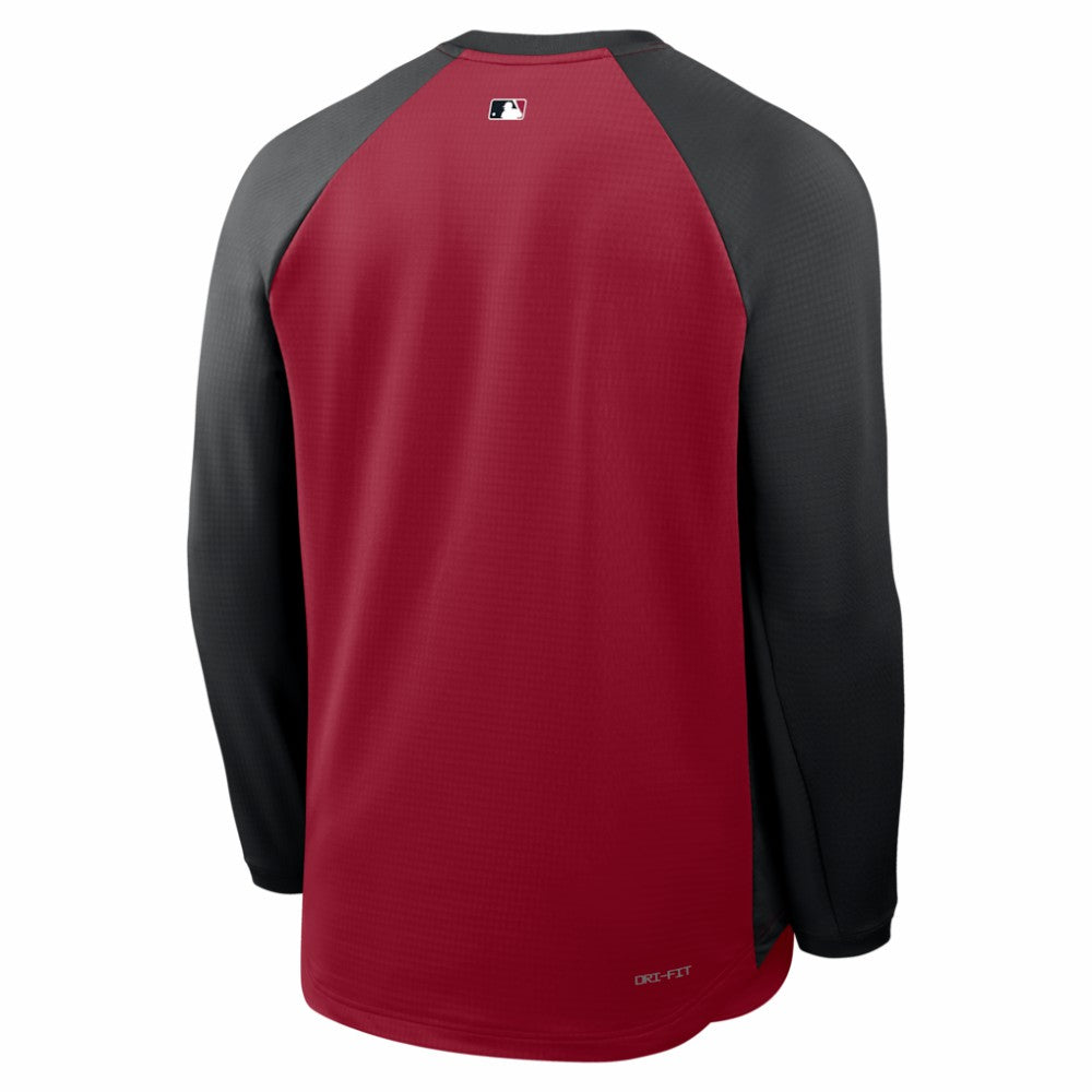 Arizona Diamondbacks Nike Authentic Collection Raglan Dri-FIT Sweatshirt Discount