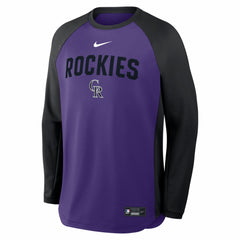 Colorado Rockies Nike Authentic Collection Raglan Dri-FIT Sweatshirt Near Me