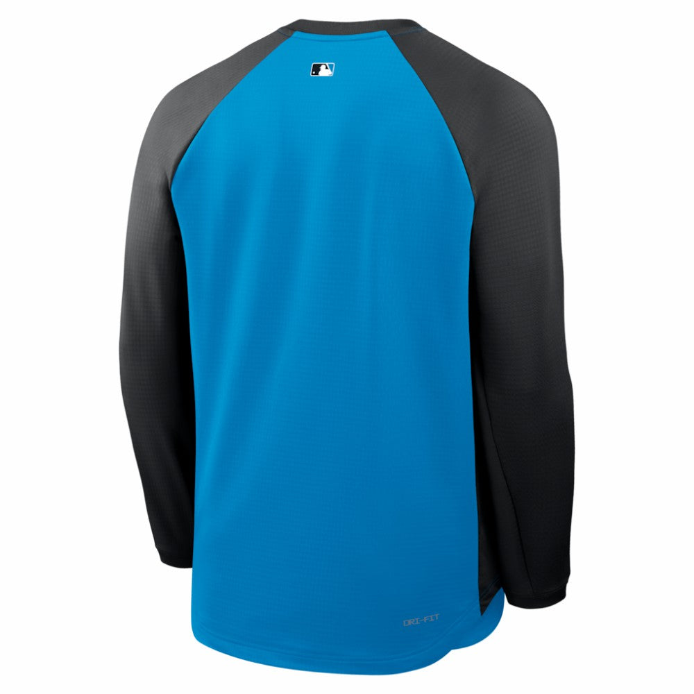 Miami Marlins Nike Authentic Collection Raglan Dri-FIT Sweatshirt Near Me