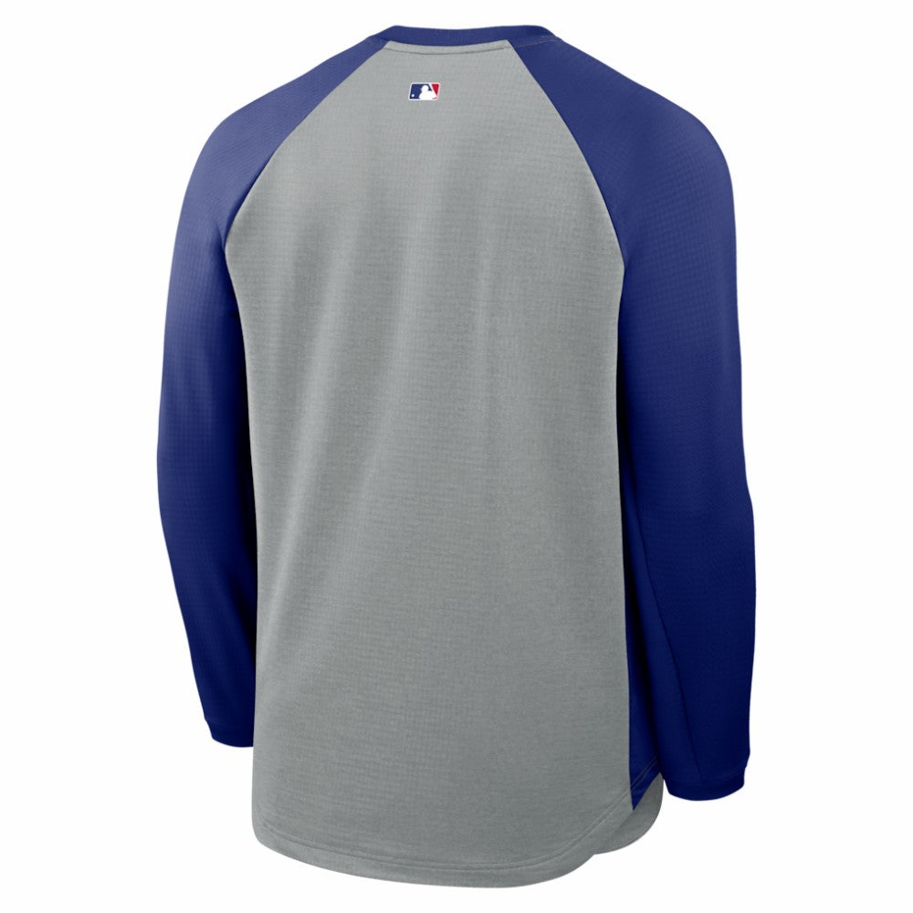 Los Angeles Dodgers Nike Authentic Collection Raglan Dri-FIT Sweatshirt Online