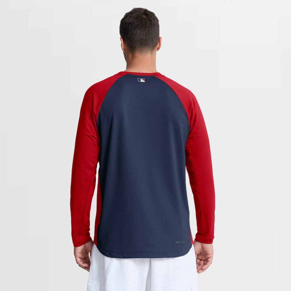 Los Angeles Angels Nike Authentic Collection Raglan Dri-FIT Sweatshirt Near Me